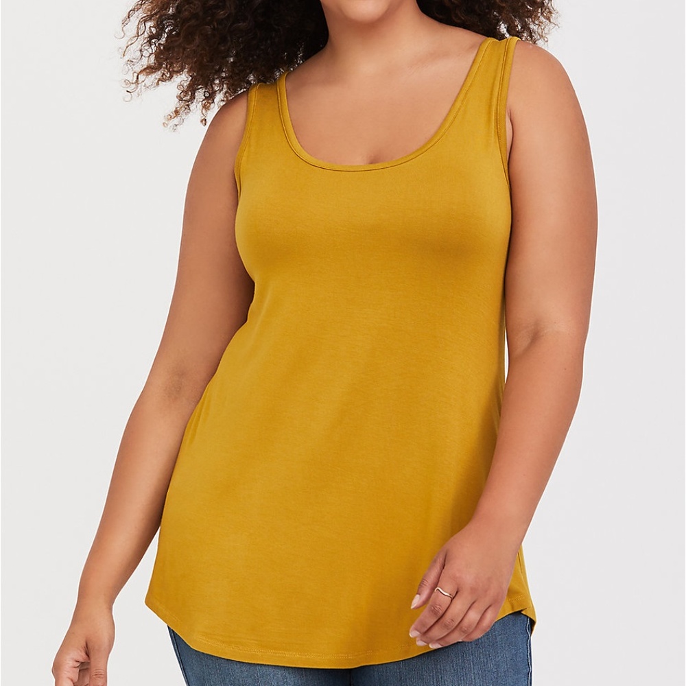 Torrid 1X 3X Top Tank Layering Slim Fit Hi Lo NWT